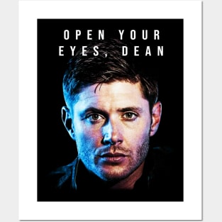 Supernatural Open Your Eyes Dean Posters and Art